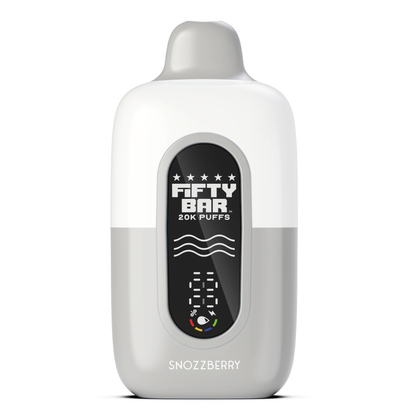 SnozzBerry – Fifty Bar White Series | 20K Puffs