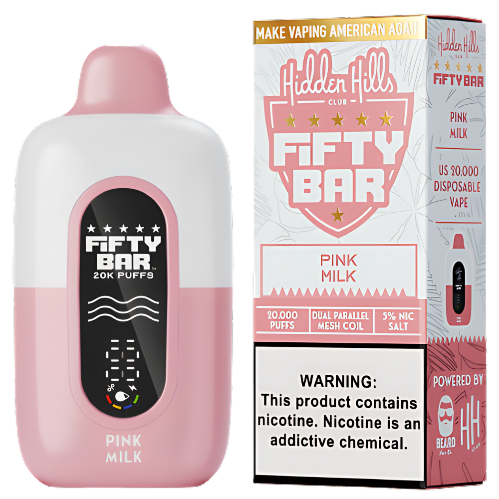 Pink Milk – Fifty Bar X Hidden Hills | 20K Puffs