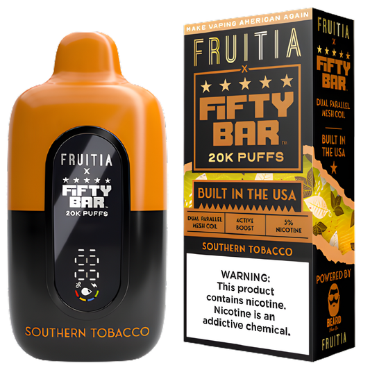 Southern Tobacco – Fifty Bar X Fruitia | 20K Puffs